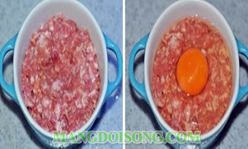 Cách làm thịt băm hấp trứng thơm ngon đơn giản và đẹp mắt làm cho bữa cơm thêm phong phú 2