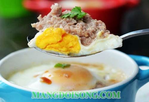 Cách làm thịt băm hấp trứng thơm ngon đơn giản và đẹp mắt làm cho bữa cơm thêm phong phú 5
