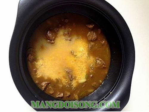 Cách làm thịt bò kho hạt kê thơm ngon béo ngọt cho bữa cơm chiều ngày mưa thêm ấm cúng 5
