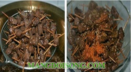 Cách làm thịt bò tẩm mè chiên giòn ngon ơi là ngon cho ông xã nhâm nhi cùng bạn bè ngày cuối tuần 4