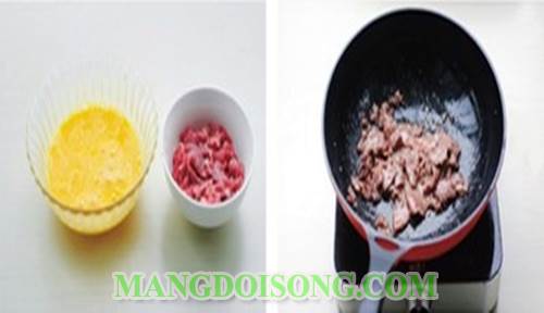 Cách làm thịt bò xào trứng thơm ngon ăn với bánh mì cho bữa điểm tâm sáng thêm ngon 2