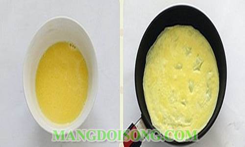 Cách làm trứng chiên cuộn rau nấm ngon đẹp mắt với cách làm đơn giản mà độc đáo lạ miệng mà ngon 2