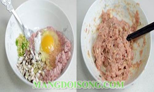 Cách làm trứng cuộn thịt nhân nấm thơm ngon đẹp mắt như trong nhà hàng với cách bày trí độc đáo 1