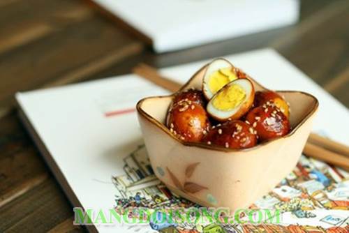 Cách làm trứng cút kho sốt tương ngon bổ rẻ cho mọi người mọi nhà trông rất hấp dẫn và lạ miệng 7