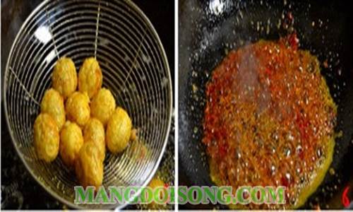 Cách làm trứng cút sốt chua cay ngon đậm đà dùng làm món ăn cơm chiều thì không gì hấp dẫn hơn 3