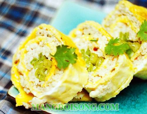 Cách làm trứng gà cuộn thịt gà nướng ngon thơm hấp dẫn đẹp mắt như ngoài nhà hàng 6