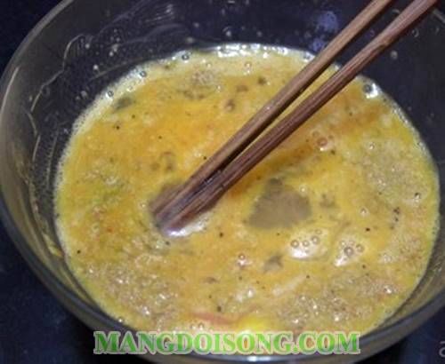 Cách làm trứng vịt chiên trứng cá thơm ngon bổ dưỡng mang lại nhiều omega3 omega6 giúp trẻ phát triển trí não 3