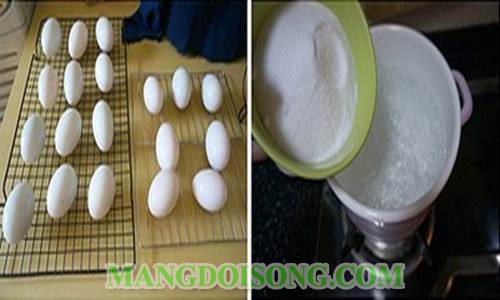 Cách làm trứng vịt muối ướt bằng bình thủy tinh cho món ăn ngon có thể sử dụng sau 1 tháng 1