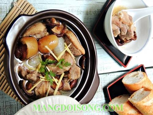 Cách làm vịt hầm chanh muối ngon truyền thống của người triều châu chữa viêm họng nhiệt miệng 6