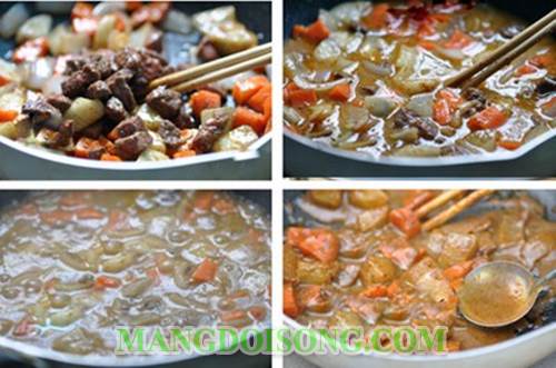 Cách nấu cà ri bò ngon thơm đẹp mắt đơn giản nhất cho bữa ăn ngày nghĩ thêm thú vị 4