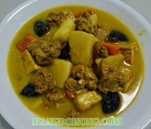 Cách nấu cà ri chay ngon từ trái sa kê thơm ngon ngọt mát ai ăn vào cũng thích 6