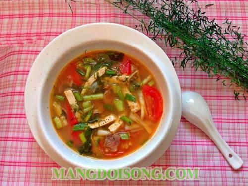 Cách nấu canh cà chua đậu hủ thịt bò ngon đẹp mắt sang trọng như nhà hàng cho bữa cơm gia đình thêm ngon 5