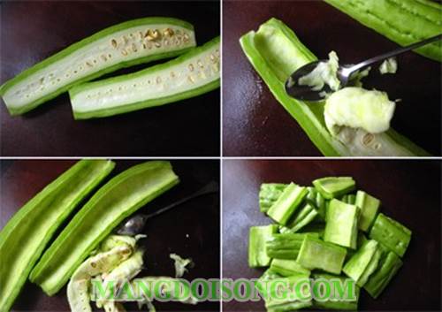 Cách nấu canh khổ qua sườn non ngon thơm mát dùng hàng tuần rất tốt cho sức khỏe 4