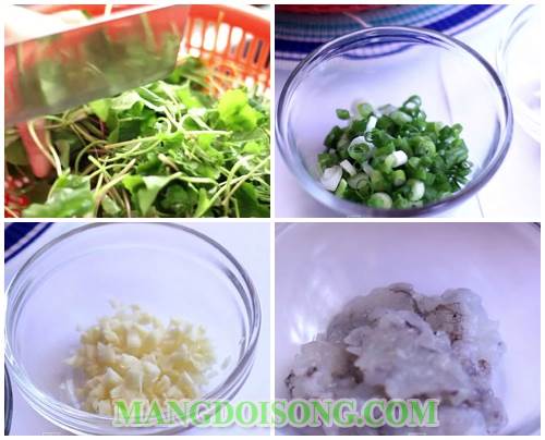 Cách nấu canh rau má tôm bằm ngon ngọt mát làm xua tan cái nắng nóng oi bức của mùa hè 2