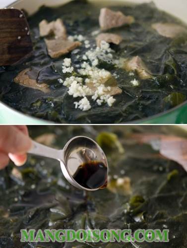 Cách nấu canh rong biển thịt bò ngon ngọt tự nhiên mang phong cách ẩm thực hàn quốc vào bữa ăn gia đình bạn 5