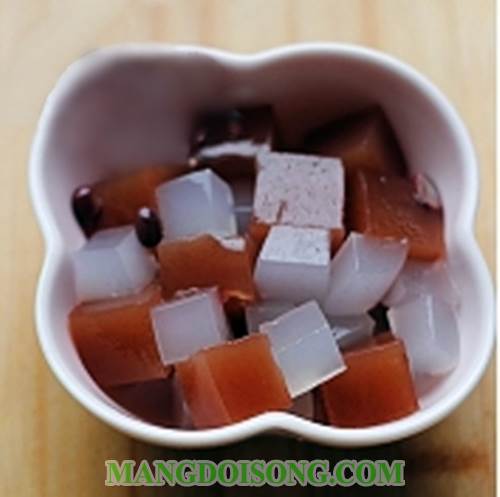 Cách nấu chè đậu đỏ thạch rau câu dừa ngon may mắn cho mùa thi cử đạt nhiều tin vui 6