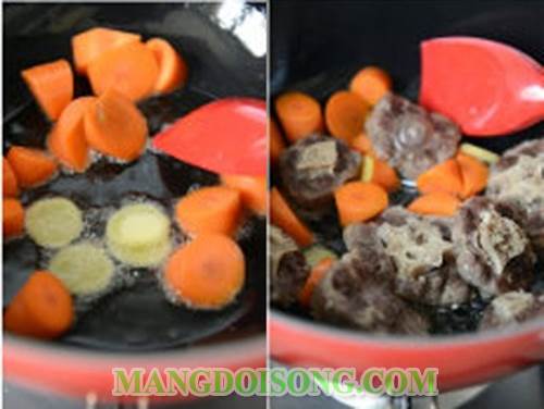 Cách nấu đuôi bò hầm cà rốt thơm ngon đậm đà dùng với bánh mì dùng làm món điểm tâm sáng ngày cuối tuần 4