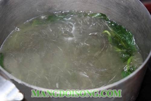 Cách nấu miến dong thịt bò rau muống ngon cho bữa điểm tâm sáng cả nhà ngon ngất ngây 4