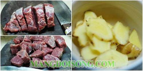 Cách nấu thị bắp bò kho gừng ngon thơm phức đậm đà hương vị đồng quê cho cả nhà thưởng thức ngày giao mùa 2