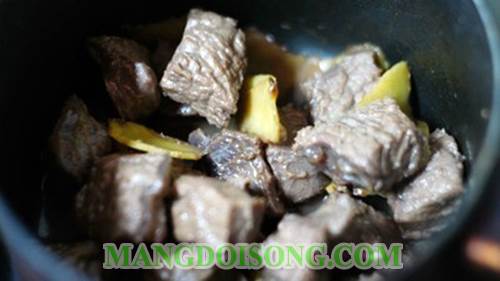 Cách nấu thị bắp bò kho gừng ngon thơm phức đậm đà hương vị đồng quê cho cả nhà thưởng thức ngày giao mùa 6