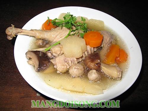 Cách nấu vịt tiềm ngon của người dân nam bộ dùng để ăn với bánh mì hay bún hay cơm đều rất tuyệt 7