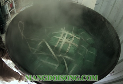 Cách gói bánh chưng đẹp ngon ngày tết không dùng khuôn bảo quản được lâu không hỏng 21