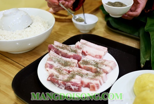 Cách gói bánh chưng đẹp ngon ngày tết không dùng khuôn bảo quản được lâu không hỏng 5