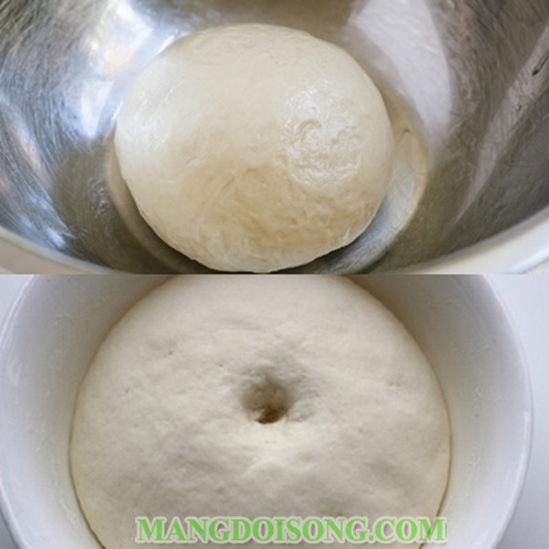 Cách làm bánh bao trứng muối sữa chảy đơn giản Thái Lan ngon xốp mịn 2