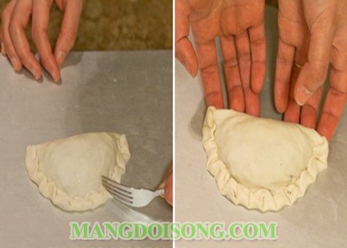 Cách làm bánh gối ngon nhân thịt đơn giản đặc sản Hà Nội 5