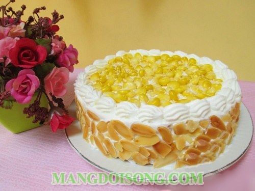 Cách làm bánh kem bắp bằng nồi cơm điện đơn giản tại nhà làm quà 8/3 ý nghĩa 10