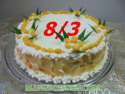Cách làm bánh kem bắp bằng nồi cơm điện đơn giản tại nhà làm quà 8/3 ý nghĩa 11