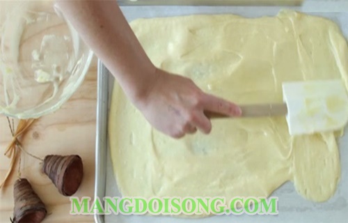 Cách làm bánh khúc cây giáng sinh opera yule log ngon đẹp mắt mang lại cảm giác ấm áp may mắn nhiều sức khỏe cho năm mới 5