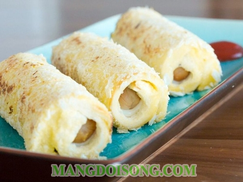 Cách làm bánh mì cuộn xúc xích thơm ngon béo ngậy làm món điểm tâm sáng ngon cho bé yêu thưởng thức 9