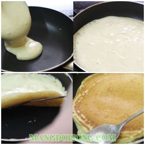 Cách làm bánh pancake ngon mềm thơm lừng hấp dẫn cho bé yêu 4