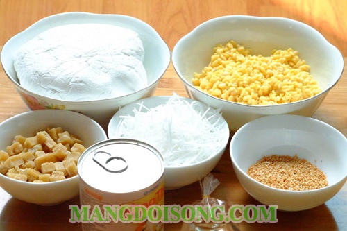 Cách làm bánh trôi nước miền nam ngon đơn giản nhân đậu xanh lá dứa để cúng rằm tháng giêng tết nguyên tiêu - tết hàn thực 1