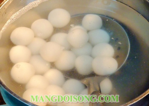 Cách làm bánh trôi nước miền nam ngon đơn giản nhân đậu xanh lá dứa để cúng rằm tháng giêng tết nguyên tiêu - tết hàn thực 12