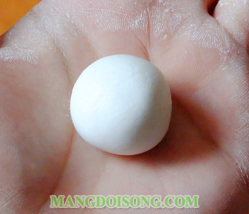 Cách làm bánh trôi nước miền nam ngon đơn giản nhân đậu xanh lá dứa để cúng rằm tháng giêng tết nguyên tiêu - tết hàn thực 9