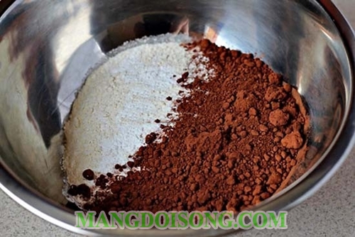 Cách làm bánh trung thu cacao tiramisu nhân đậu xanh ngon hấp dẫn cho bé yêu thưởng thức 2