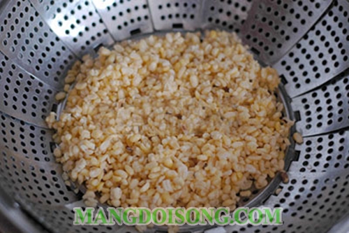 Cách làm bánh trung thu chay khoai lang tím nhân đậu xanh thơm ngon cho người ăn chay 2