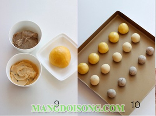 Cách làm bánh trung thu dẻo chanh dây nhân đậu tương trà đen thơm ngon chua ngọt ăn hoài không ngán 6