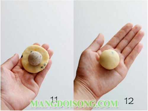 Cách làm bánh trung thu dẻo chanh dây nhân đậu tương trà đen thơm ngon chua ngọt ăn hoài không ngán 7