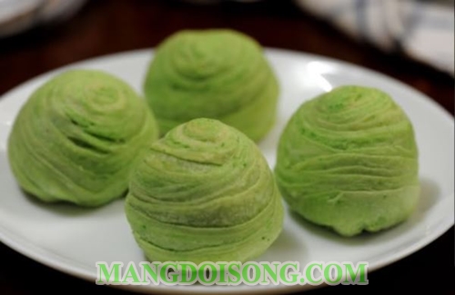 Cách làm bánh trung thu ngàn lớp trà xanh nhân sầu riêng đậu xanh trứng muối thơm ngon ngất ngây theo truyền thống người nhật 7