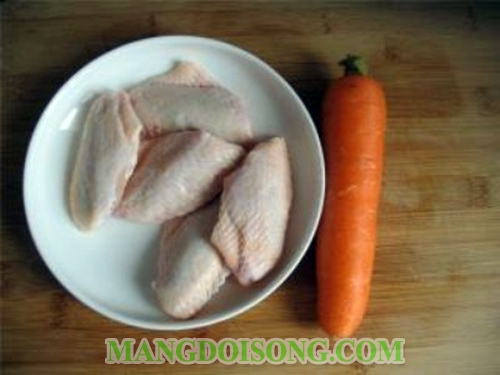 Cách làm cánh gà rim cà rốt ngon mềm ngọt cho cả nhà thưởng thức hàng ngày 1