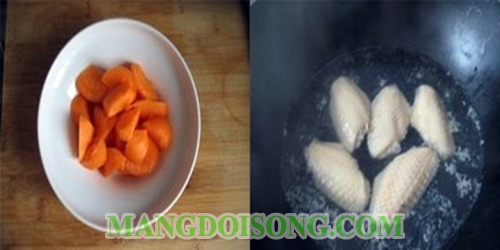 Cách làm cánh gà rim cà rốt ngon mềm ngọt cho cả nhà thưởng thức hàng ngày 2