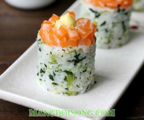 Cách làm cơm nắm cá hồi thơm ngon giàu chất dinh dương cho cả nhà điểm tâm sáng 4