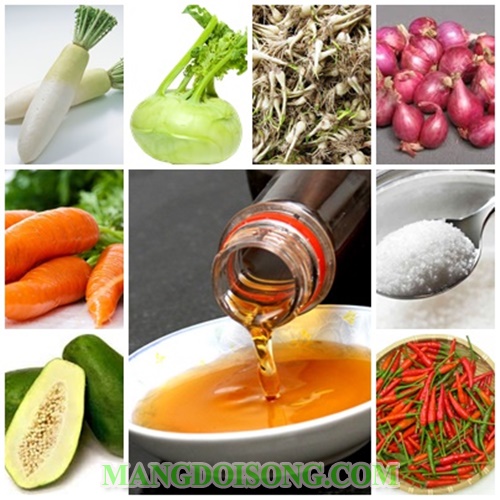 Cách làm dưa món ngon giòn chua ngọt chay mặn đều dùng được cho ngày tết 1
