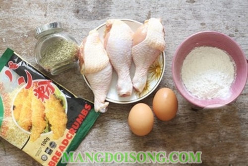 Cách làm đùi gà chiên giòn ngon như mua trong hiệu KFC với giá thành siêu rẻ 1