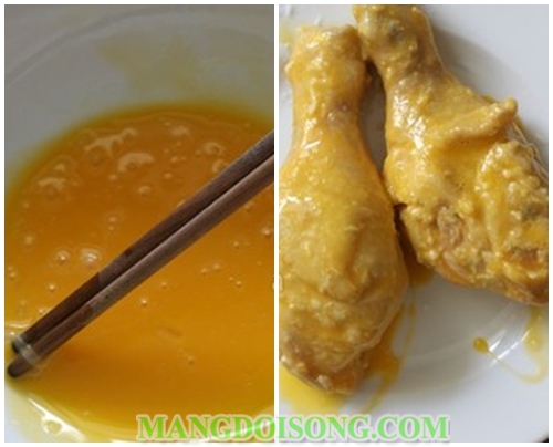 Cách làm đùi gà chiên giòn ngon như mua trong hiệu KFC với giá thành siêu rẻ 4