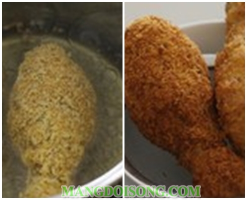 Cách làm đùi gà chiên giòn ngon như mua trong hiệu KFC với giá thành siêu rẻ 7