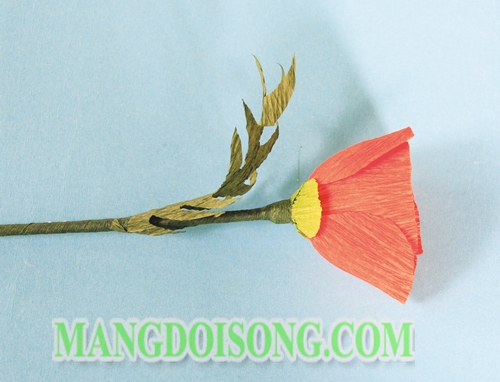 Cách làm hoa Anh Túc handmade đẹp đơn giản tại nhà cho cô nàng Kim Ngưu 7
